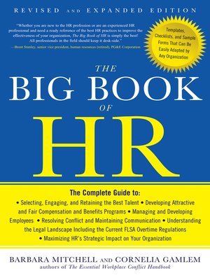 cover image of The Big Book of HR, Revised and Updated Edition